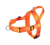 Arblina Dog Harness, No Pull Harness for Medium & Large Dogs, T-Structure Anti Pull Dog Harness with Reflection, Soft Harness for Pitbull, American Bullies, Easy-On Service Dog Vest, Orange, M