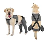 Arblina Hind Leg Sleeves for Post-operation Recovery, Upgraded Anti-Slip Dog Surgery Recovery Suit, Adjustable Dog Full Body Surgery Suit for Medium & Large Dogs, M