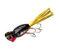 Arbogast Hula Popper Topwater Fishing Lure, Perch, G760 (2 in, 3/8 oz)