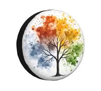 Árbol De Las Cuatro Estaciones Funda Para Neumático Weatherproof Coche Vehículo Rueda Funda Impermeable Neumático Repuesto Cubierta Para Vehículo Camión Travel