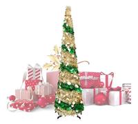 Árbol De Navidad Artificial, Design Type Lápiz Desplegable, Decoration Para Interior, Chimenea, Esquina, Porche, Apartamento, Oficina, Carnaval, Día De La Madre, Hogar, Fiesta, Tempora