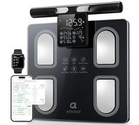 arboleaf Body Composition Scale with Handle LED Display, 50+ Metrics, 400lb | 8 Electrode Smart Scale for Body Weight and Fat, High Accuracy Body Scanner for BMI & Muscle Mass