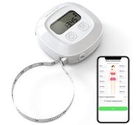 Arboleaf CF10A Digital Tape Measure with App for Body Measurements, Smart Body Measuring Tape with Automatic Retraction, LCD Display & Precision Tracking for Fitness, Weight Loss & Tailoring
