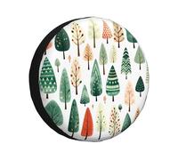 Árboles De Navidad Funda Cubierta Para Rueda Durable Funda Rueda Repuesto Antipolvo Cubierta Para Ruedas De Repuesto Para Trailer Camión Suv