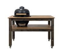 Arbor Garden Solutions Bbq Space Outdoor Kitchen Islands, For Kamado Joe (Junior) Ceramic Smoker (1.6M Length, With Wheels)