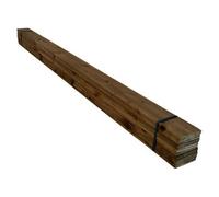 Arbor Garden Solutions Brown Garden Feather Edge Fence Board (L) Treated 2.4M (W) 125mm (T) 11mm 15 Pack