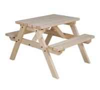 Arbor Garden Solutions Classic Pub Style Picnic Bench And Table (5Ft, Natural Finish)