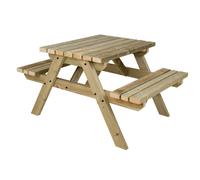 Arbor Garden Solutions Fortem Pub Style Picnic Table Benches Set - Included assembly - 120cm