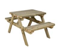 Arbor Garden Solutions Fortem Rounded Pub Style Picnic Table Benches Set - Without expert assembly - 90cm