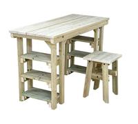 Arbor Garden Solutions Garden potting table, multi purpose workbench (150cm + chair)