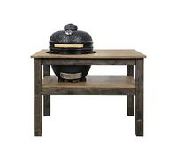 Arbor Garden Solutions Grill table, BBQ kitchen space for kamado Joe Junior ceramic smoker (L-120cm W-80cm H-88cm) (Standard legs)