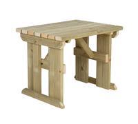 Arbor Garden Solutions Hollies Wooden Garden Table, Outdoor Picnic Dining Desk - Included assembly - 90cm