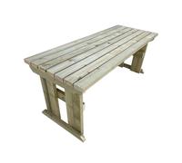 Arbor Garden Solutions Hollies Wooden Garden Table, Outdoor Picnic Dining Desk - Without expert assembly - 210cm