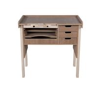 Arbor Garden Solutions Opifex Mdf Top Craftsman/jewellers Workbench (H-98Cm, D-57Cm, L-104Cm)