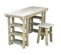 Arbor Garden Solutions potting table wooden multi purpose workbench (150cm + chair)
