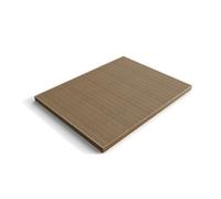 Arbor Garden Solutions Wooden Decking Kit - Complete Self-Assembly Diy Kit (2.4M X 2.4M, Rustic Brown Finish)