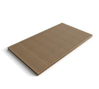 Arbor Garden Solutions Wooden Decking Kit - Complete Self-Assembly Diy Kit (2.4M X 4.2M, Rustic Brown Finish)