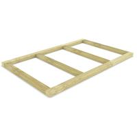 Arbor Garden Solutions Wooden Shed Bases 6X4 (W-180Cm X D-118Cm), Made Of 38mm X 63mm