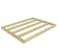 Arbor Garden Solutions Wooden Shed Bases 8X6 (W-236Cm X D-182Cm), Made Of 38mm X 89mm