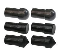 Arbor Press Drifts,6pcs Drifts, for Manual Arbor Press,2pcs*Flat/Pointed/Round Drifts