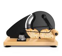 ArborGlow Manual Bread Slicer for Artisan Breads - Hand Crank Slicing Machine with Adjustable Width, Stainless Steel Fence, Sharp Blade & Scale Lines for Precise Cuts - for Home & Commercial Use