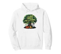 Arborist Climbs Trees Living Cool Job Climber Tree Climbing Pullover Hoodie