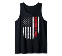 Arborist Dad US American Flag Patriotic Father’s Day Tank Top
