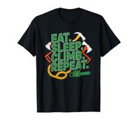 Arborist Eat Sleep Climb Repeat Lifestyle Routine Tree T-Shirt