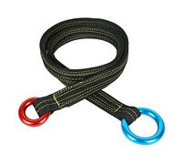 Arborist Friction Saver Tree Climbing Gear-Retrievable Anchor Loop Belt,Outdoor Climbing Tree Wire Lanyard Anchor Loop Belt with Two Hanging Rings for Garden High-altitude Work-110cm (upgrade Type)