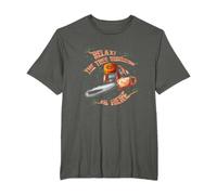 Arborist Lumberjack Relax The Tree Surgeon Is Here Chainsaw T-Shirt