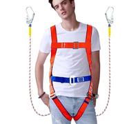 Arborist Restraint System - Reinforced Nylon Wear, Aerial Positioning Equipment, Elevated Task Stability Apparatus, Rapid Detach Set | Adjustable Full Body Suspension Assembly with Tool Loops