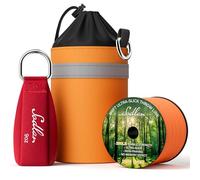 Arborist Throw Line Kit - Ultra Slick 166ft Polyester Rope with 9Oz Weight Throw Bag Low High Limb Throwing Adults Forestry Tree Trimming Cutting GEA