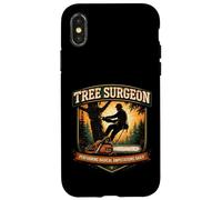 Arborist Tree Surgeon Performing Radical Amputations Daily Case for iPhone X/XS