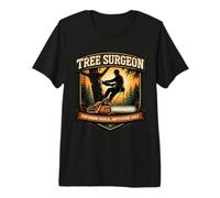 Arborist Tree Surgeon Performing Radical Amputations Daily Premium T-Shirt
