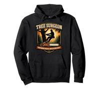 Arborist Tree Surgeon Performing Radical Amputations Daily Pullover Hoodie
