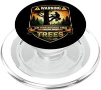 Arborist Warning May Spontaneously Start Talking About Trees PopSockets PopGrip for MagSafe