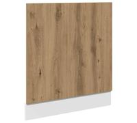 Arborthrum Dishwasher Panel Appliance Cover for Kitchen Cabinet Lyon Artisan Oak 60x1.5x67 cm Engineered Wood