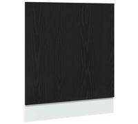 Arborthrum Dishwasher Panel Appliance Cover for Kitchen Cabinet Lyon Black Oak 60x1.5x67 cm Engineered Wood