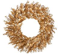 Arborus 20" Christmas Door Wreaths 51cm Gold Wreaths Artificial Eucalyptus Wreath Xmas Wreaths for Front Door Winter Wreaths Christmas Garlands Wall Window Indoor Decorations