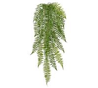 Arborus 33.8" Artificial Hanging Plant in Pots Indoors Faux Boston Fern Plants Fake Green Trailing Plants Potted for Wall Home Office Bathroom Spring Decorations