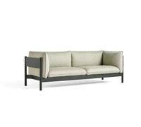 Arbour Eco 3-seater sofa Re-wool 408 / beech bottle green Hay - 9369376952998