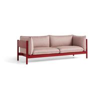 Arbour Eco 3-seater sofa Re-wool 648 / beech wine red Hay - 9369356952992