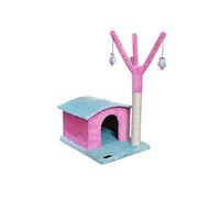 Arbre à chat confortable, centre d;activités à plusieurs niveaux pour chats, maison d;escalade douillette pour chats d;intérieur, utilisable en toutes saisons