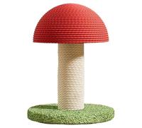 Arbre à Chat en Forme de Champignon, Installation Facile, 20 x 18 x 16 cm, arbre à Chat, Tour en sisal en Forme de Champignon, gain de Place, Pour chaton, Ennui, exercice Physique