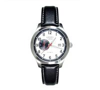 Arbre London Paddington White - Black | Stainless Steel 42mm Case | Miyota Automatic Mechanical Movement | Genuine Leather Strap | Anti-Reflective Sapphire Glass | 5 ATM Water Resistant