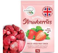 Arbuckle's Freeze Dried Strawberry Direct from UK Farm Shop Whole Fruit Snack Nutritious and Healthy Strawberries, Natural, for Baking, Breakfast Cereal Topper, Yogurt, Cake Decorations (50g)