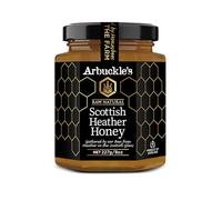 Arbuckle's Raw Scottish Heather Honey - Natural and Unprocessed - Pure British Bee Honey, Unfiltered & Unpasteurized Luxury - Sugar Free - from the Scottish Glens (8oz (227g))