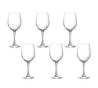 ARC 6 Glass Goblets La Cave Transparent Cl 48