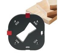 Arc angle positioning template, radius template router template - Rounded radius template templates - Router round corner templates, woodworking templates for cutting