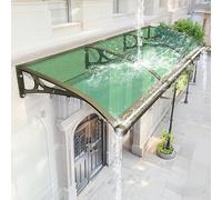 Arc Aw for Door & Window Aluminum & Polycarbonate StructureCreates a Protected Outdoor Oasis (120x170cm)